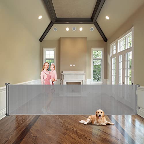 WOMHOM 100 Inch Extra Wide Retractable Baby Gate