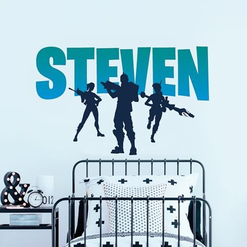 Personalized Gamer Room Decor Custom Gaming Wall Decal