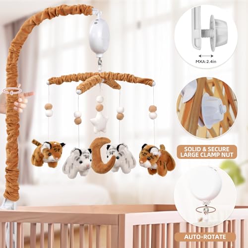 Tiger Crib Mobile for Boys Girls - Baby Mobile Essential Gift