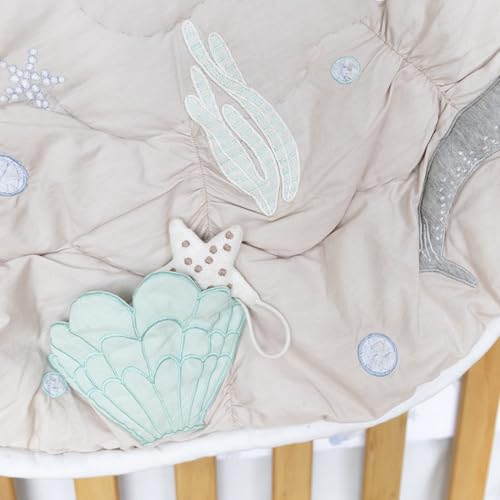 Crane Baby Activity Mat with Mirror and Rattles