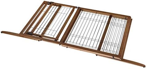 Richell Deluxe Freestanding Pet Gate with Door Large