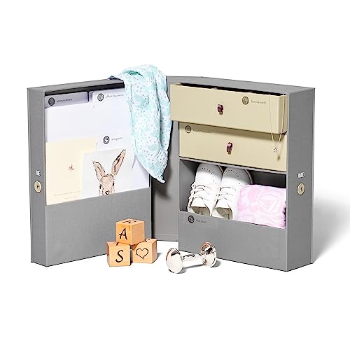 Savor Personalized Baby Keepsake Organizer Box
