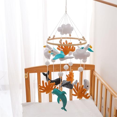 Sky and Ocean Baby Crib Mobile for Boys and Girls