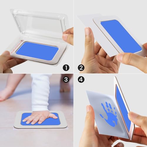 Inkless Baby Handprint and Footprint Kit Blue