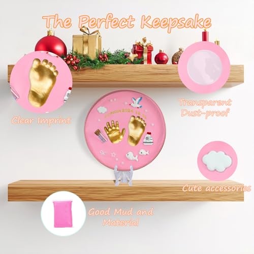 YouMin Baby Footprint Kit Hand Foot Print Kit Newborn Keepsake