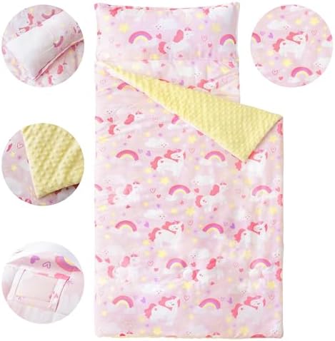 Bunnikins Clover Toddler Nap Mat with Pillow