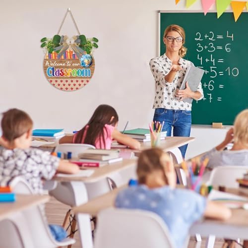 3D Classroom Door Sign Welcome Welcome Back to School Decor