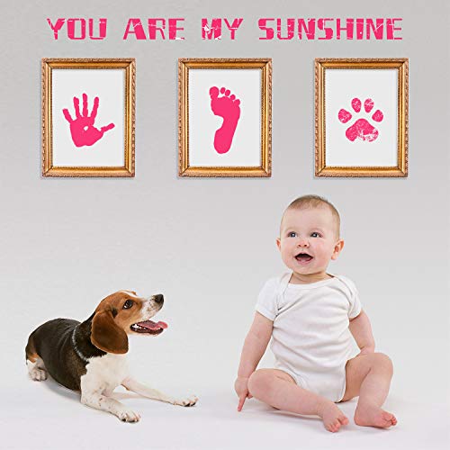 Washable Non-Toxic Ink Pad for Baby Handprint Footprint
