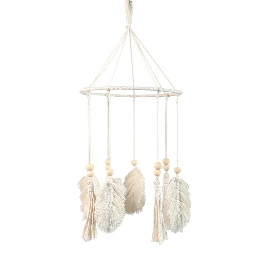Boho Crib Mobile Wall Hanging Woven Tapestry Decor