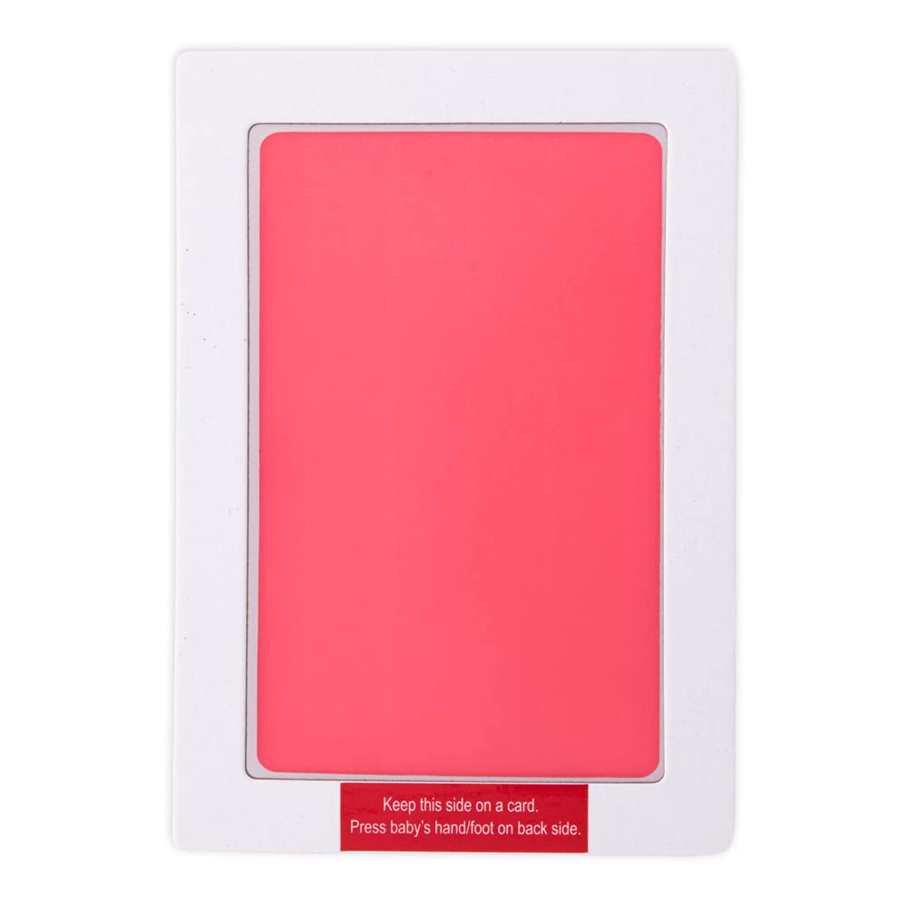 ExcelMark Baby Handprint Footprint Ink Pad with Frame Kit and Cards