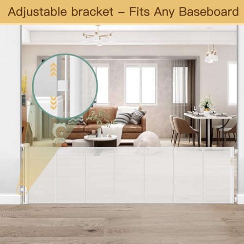 Reinforced Retractable Baby Gate 120 Inch Extra Wide