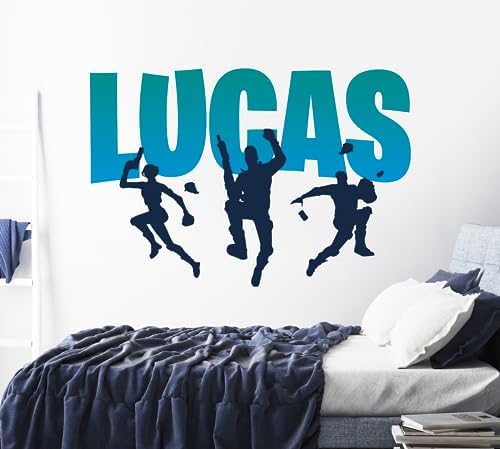 Custom Gaming Wall Decal for Gamers Room Decor