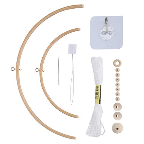Baby Mobile DIY Kit Wooden Frame Ceiling Wind Chime Hanger