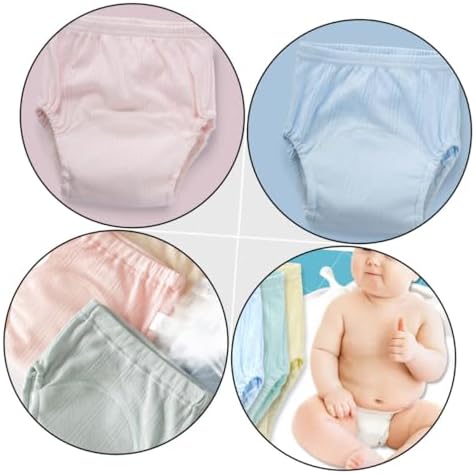 ORFOFE Cotton Training Pants for Baby 4-Layer Breathable Potty Training Underwear