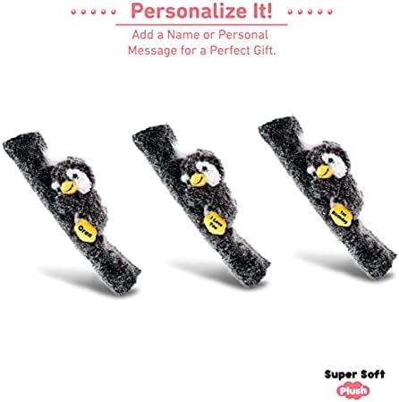 DolliBu Black Penguin Plush Car Seatbelt Cover