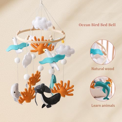 Sky and Ocean Baby Crib Mobile for Boys and Girls