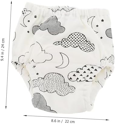 VICASKY 6 Pcs Washable Gauze Training Pants for Infants