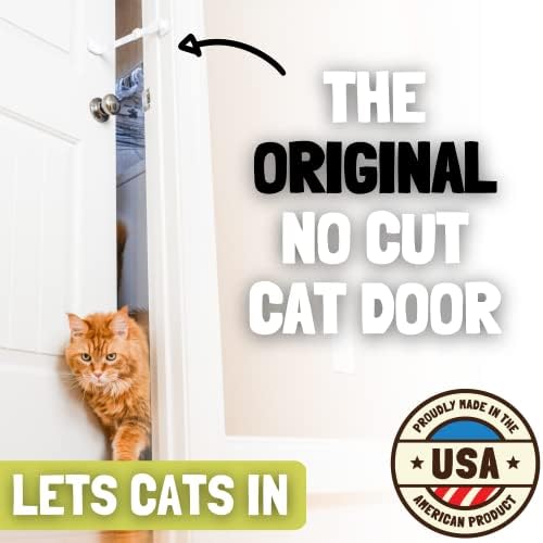 Door Buddy Adjustable Baby Proof Door Strap for Cats - Caramel