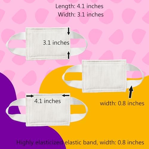 Door Silencer Cushion for Baby Quiet Close Pad 3 Pack Beige 41 x 31 Inches