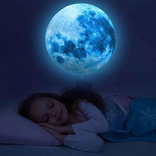 1078Pcs Glow in The Dark Stars Moon Ceiling Decor Stickers
