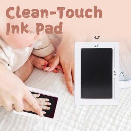 Babyqunt Inkless Hand and Footprint Kit for Newborns and Kids