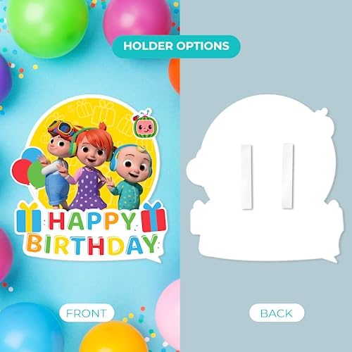 EGD CoComelon JJ and His Brothers Happy Birthday Sign in PVC
