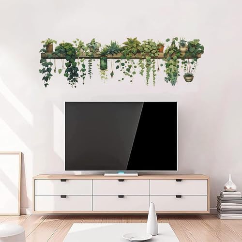 Bawiked Plant Wall Stickers for Bedroom Living Room Nursery