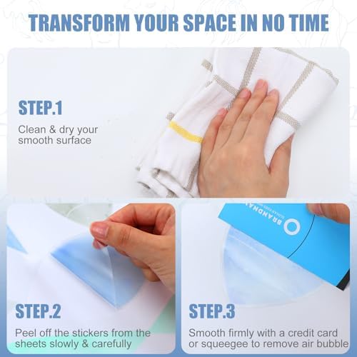 36 Pcs Watercolor Blue School of Fish Wall Decals