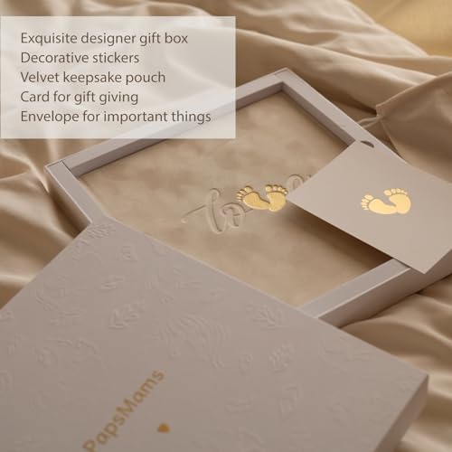 Baby Memory Book for New Parents - Keepsake Scrapbook with Stickers and Photo Album