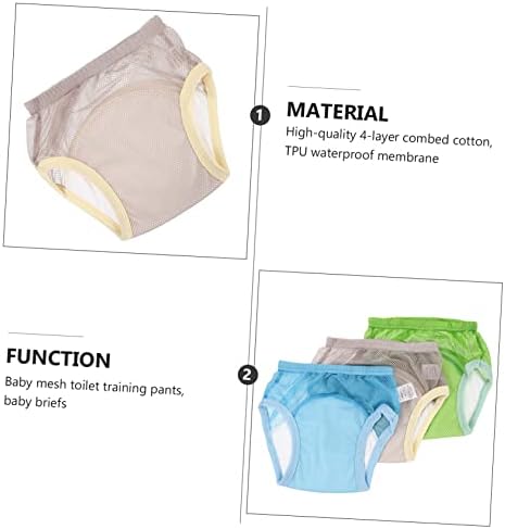 FAVOMOTO 3pcs Toddler Training Underwear for Boys Girls
