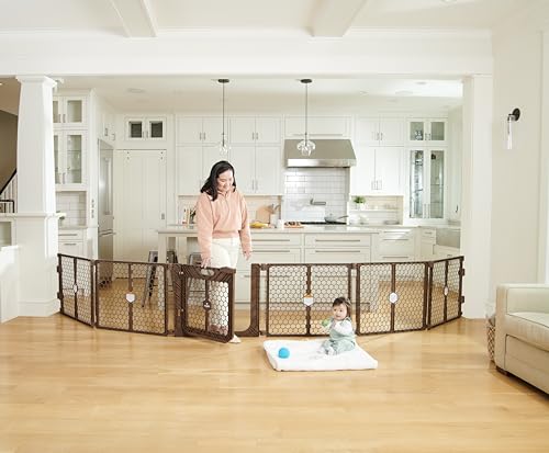 Regalo Super Wide Adjustable Baby Gate with Door