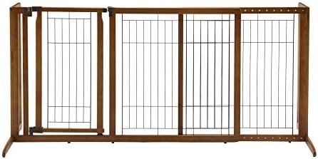 Richell Deluxe Freestanding Pet Gate with Door Large