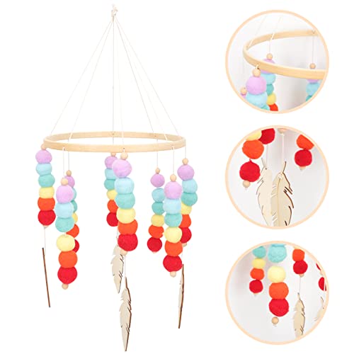 Felt Wind Chime Adorable Decorative Hanging Pendant for Home and Room Decor