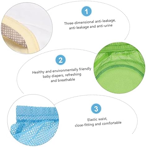 ANDRESLAD Potty Training Underwear 3pcs Toddler Potty Pants for Baby Boys Breathable Cotton Training Pants