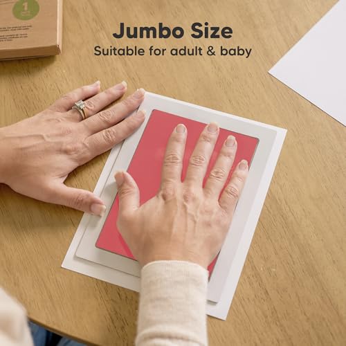 KeaBabies Inkless Hand and Footprint Kit with Frame