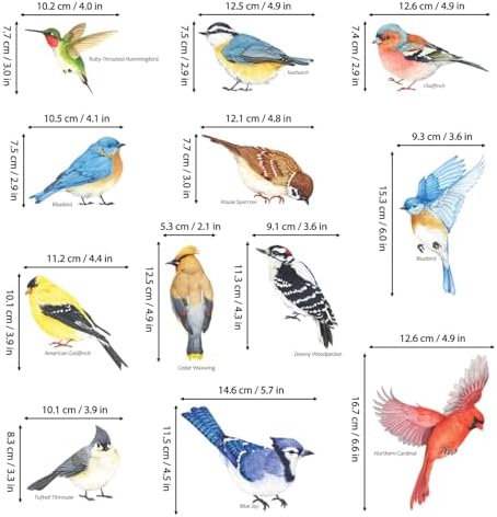 DECOWALL DS2-8042 Little Birds Wall Stickers