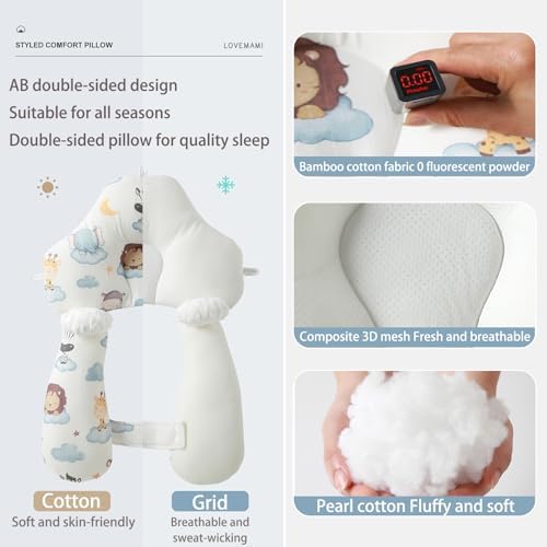 Adjustable Wedge Pillow for Newborns Travel-Friendly
