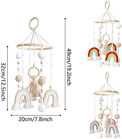 Eforcase Macrame Baby Mobile for Crib