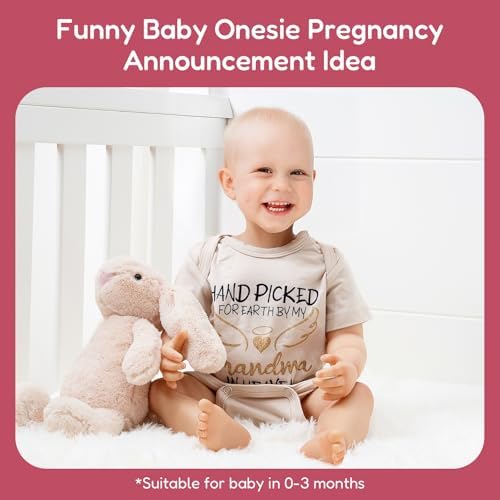 Baby Coming Soon Pregnancy Announcement Bodysuit for Grandparents