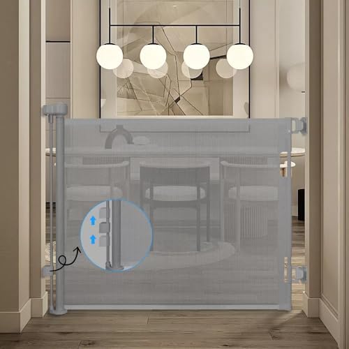 Sperric Retractable Baby Gate for Stairs and Doorway
