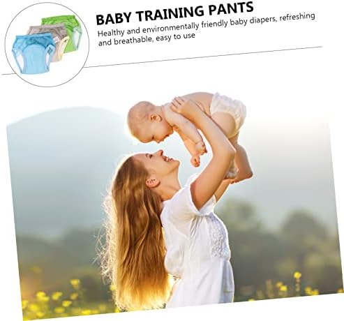 ANDRESLAD Potty Training Underwear 3pcs Toddler Potty Pants for Baby Boys Breathable Cotton Training Pants