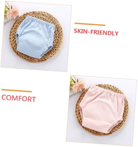 2Pcs Cotton Diaper Covers for Infants Breathable Potty Training Pants