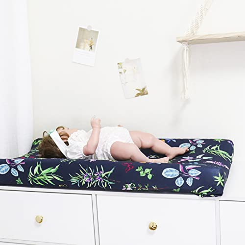 Baby Diaper Changing Pad Cover with Wildflower Design