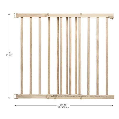 Evenflo Extra Wide Tall Safety Gate Hardware Mount Brown