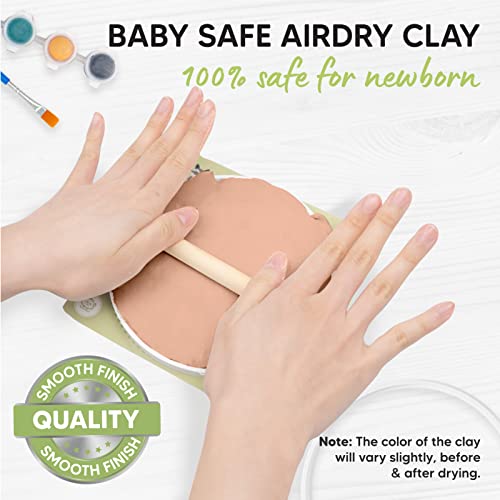 KeaBabies Inkless Hand Footprint Kit - 4 Pack for Baby Keepsakes and Newborn Memories