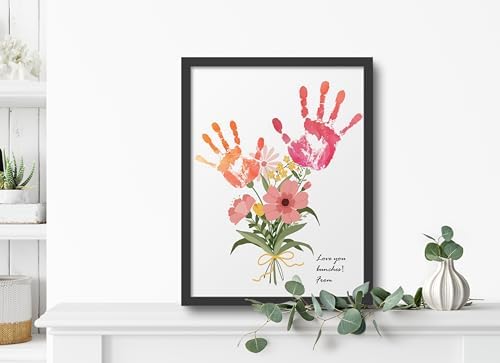TwoDays Flower Bouquet Handprint Art Kit