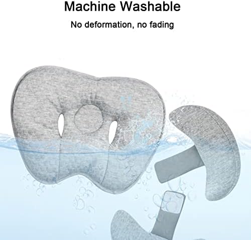 Yufiova Upgrade 2 in 1 Baby Travel Pillow - Banana Shape Adjustable Head Neck Support Car Seat Insert Pillow for Kids