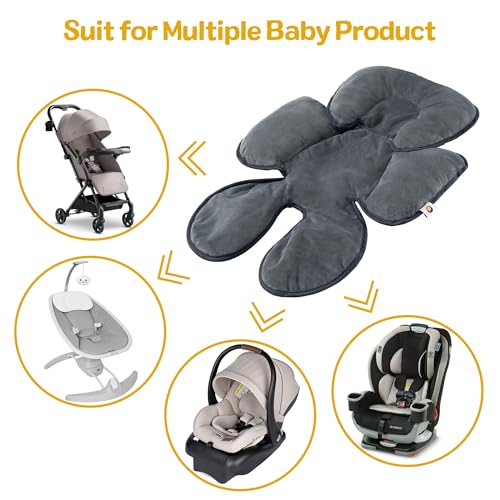 Deppon Infant Car Seat Insert Blue Opal 2-in-1 Reversible Cushion