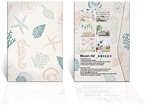Decalmile Sea Turtles Wall Stickers Under The Sea Decor
