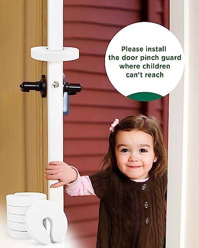 Pack of 6 Door Pinch Guards Child Proof Door Stopper Prevents Fingers Injury Safe for Baby Pets